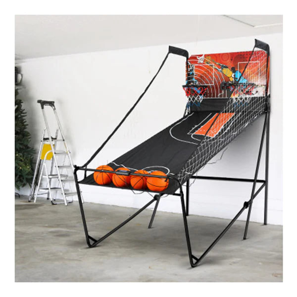 Arcade Basketball Game Double Shooting Electronic Scoring Folding Kids