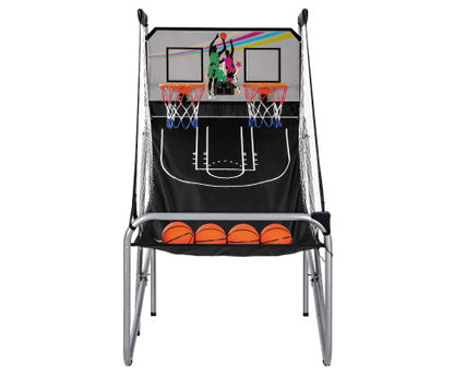 Basketball Arcade Game Electronic Scorer 8 Games Double Shoot Grey