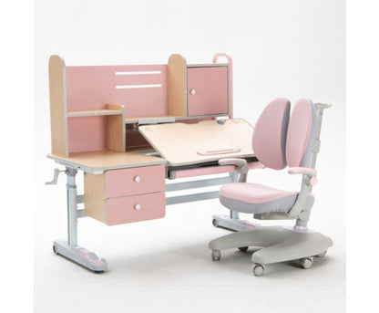 Height Adjustable Children Ergonomic Study Desk Chair Set 120cm