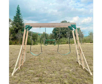 Lifespan Kids Daintree 2-in-1 Monkey Bars & Swing Set