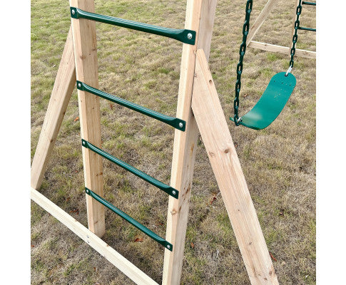 Lifespan Kids Daintree 2-in-1 Monkey Bars & Swing Set