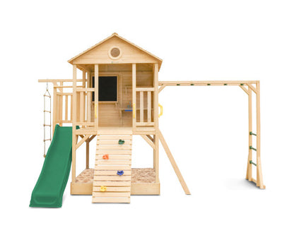 Lifespan Kids Kingston Cubby House with 2.2m Green Slide