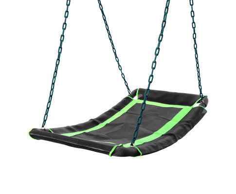 Lifespan Kids Pallas Play Tower with Metal Swing Set in Green Slide