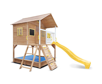 Lifespan Kids Warrigal Cubby House - Yellow Slide