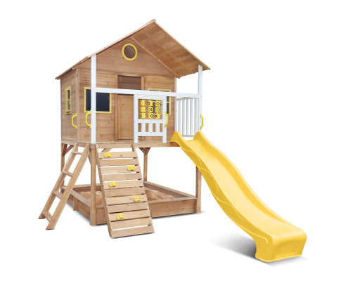 Lifespan Kids Warrigal Cubby House - Yellow Slide