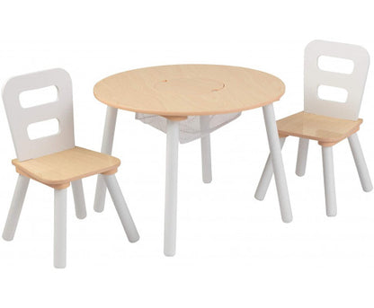 Round Table and 2 Chair Set for children