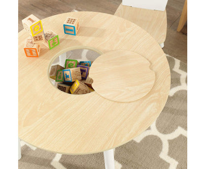 Round Table and 2 Chair Set for children